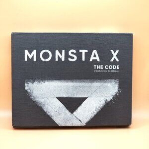 Code by Monsta X (CD, 2017) Protocol Terminal w/ Photo Card & Playing Card VG